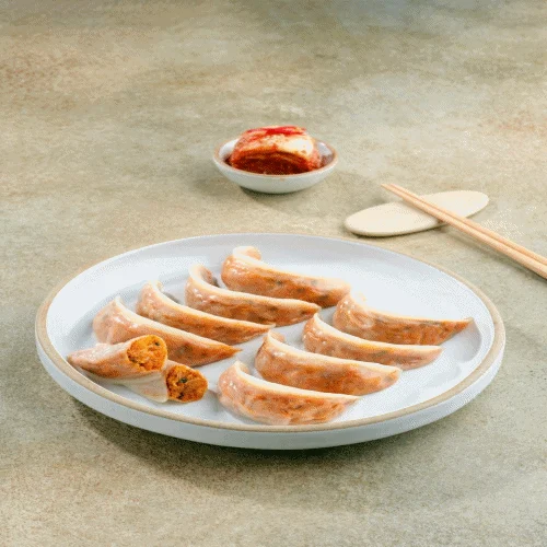 찰김치만두