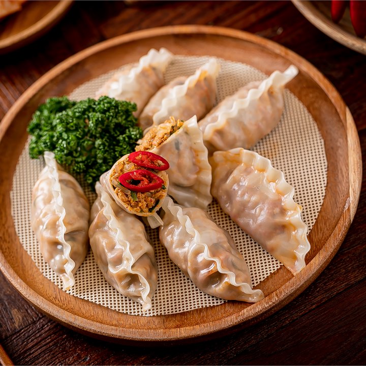 잎새김치만두