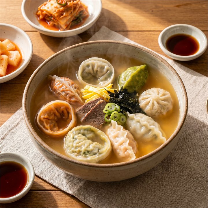 별난만두국